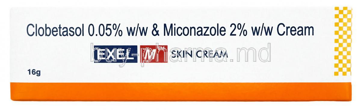 Exel M cream, Clobetasol/ Miconazole