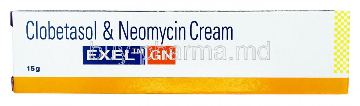 Exel GN cream, Clobetasol/ Neomycin