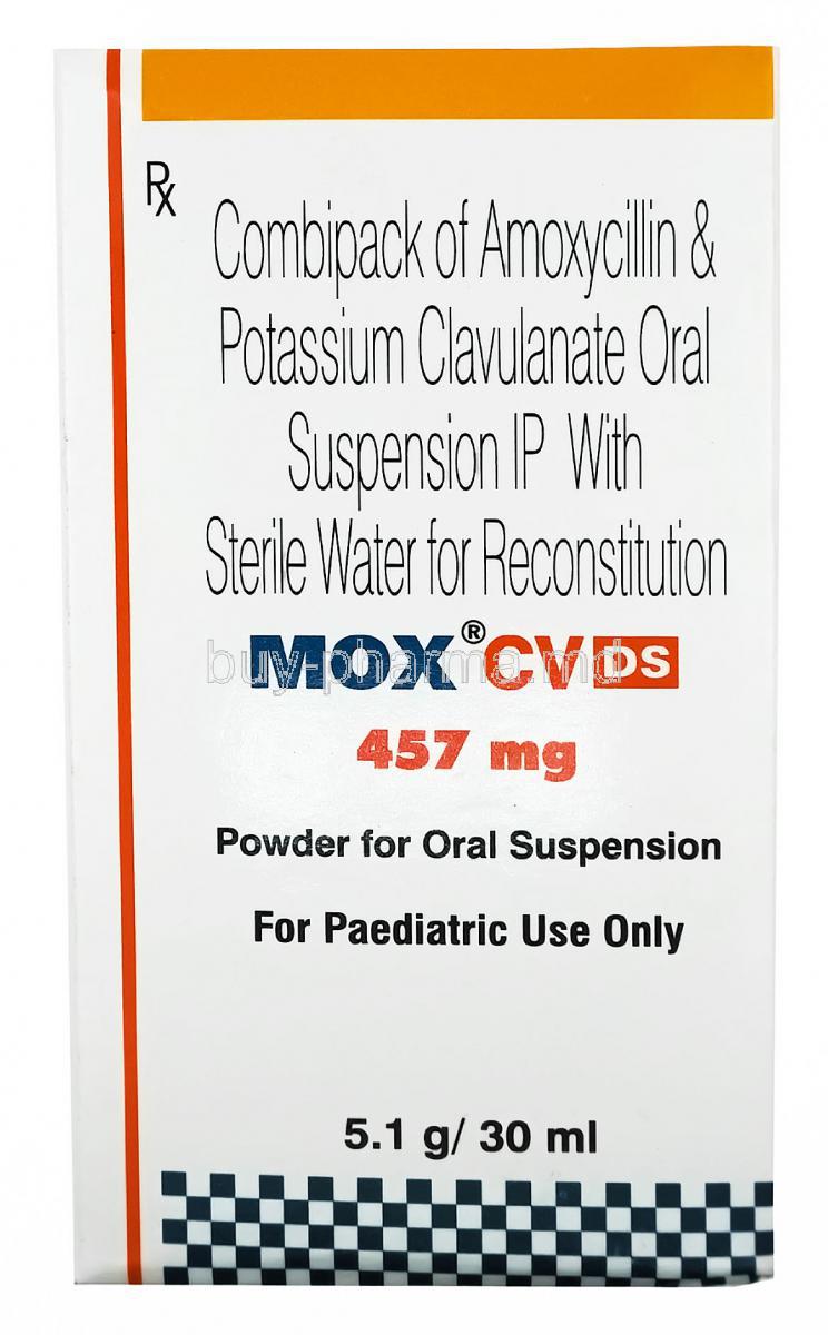 Mox Oral Suspension, Amoxicillin and Clavulanic Acid