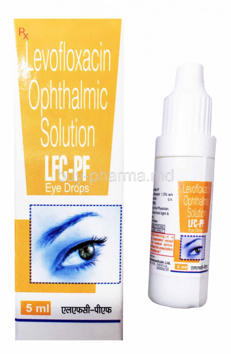 购买左氧氟沙星眼科药水眼药水 Levotop Pf Levofloxacin Online Buy Pharma Md