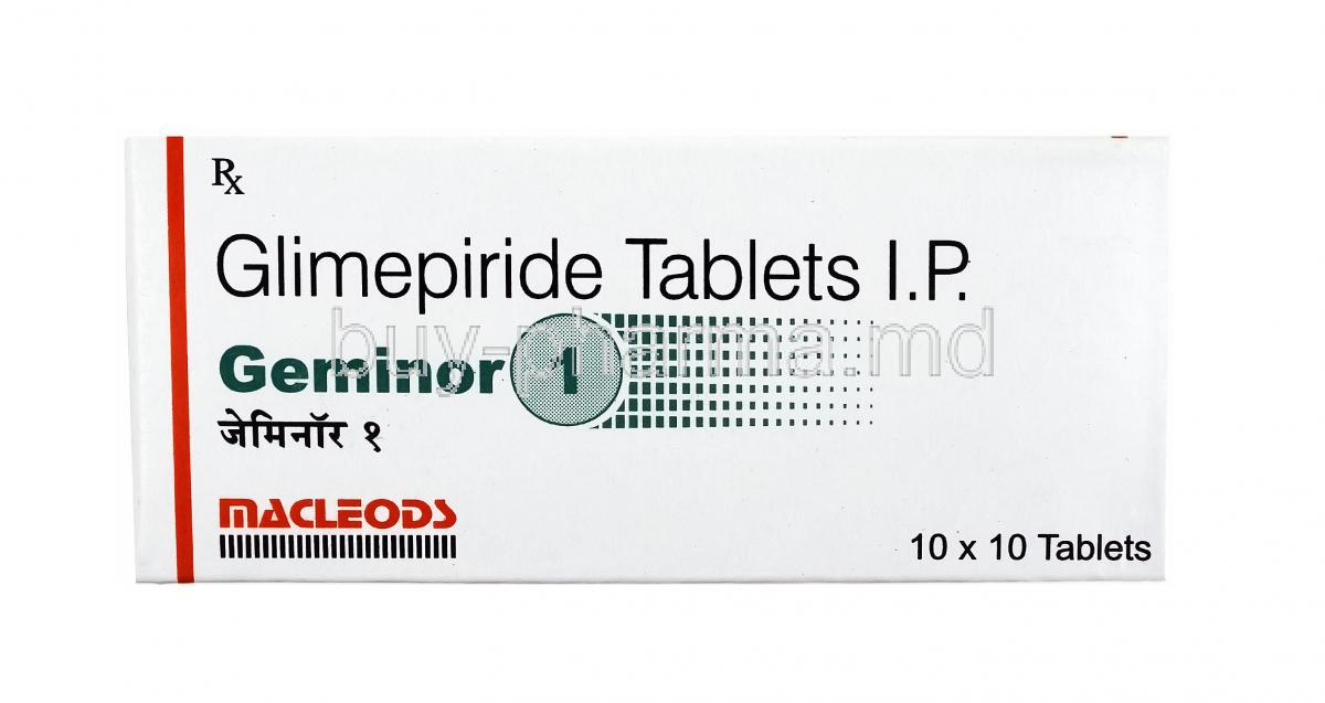 Geminor, Glimepiride 1mg