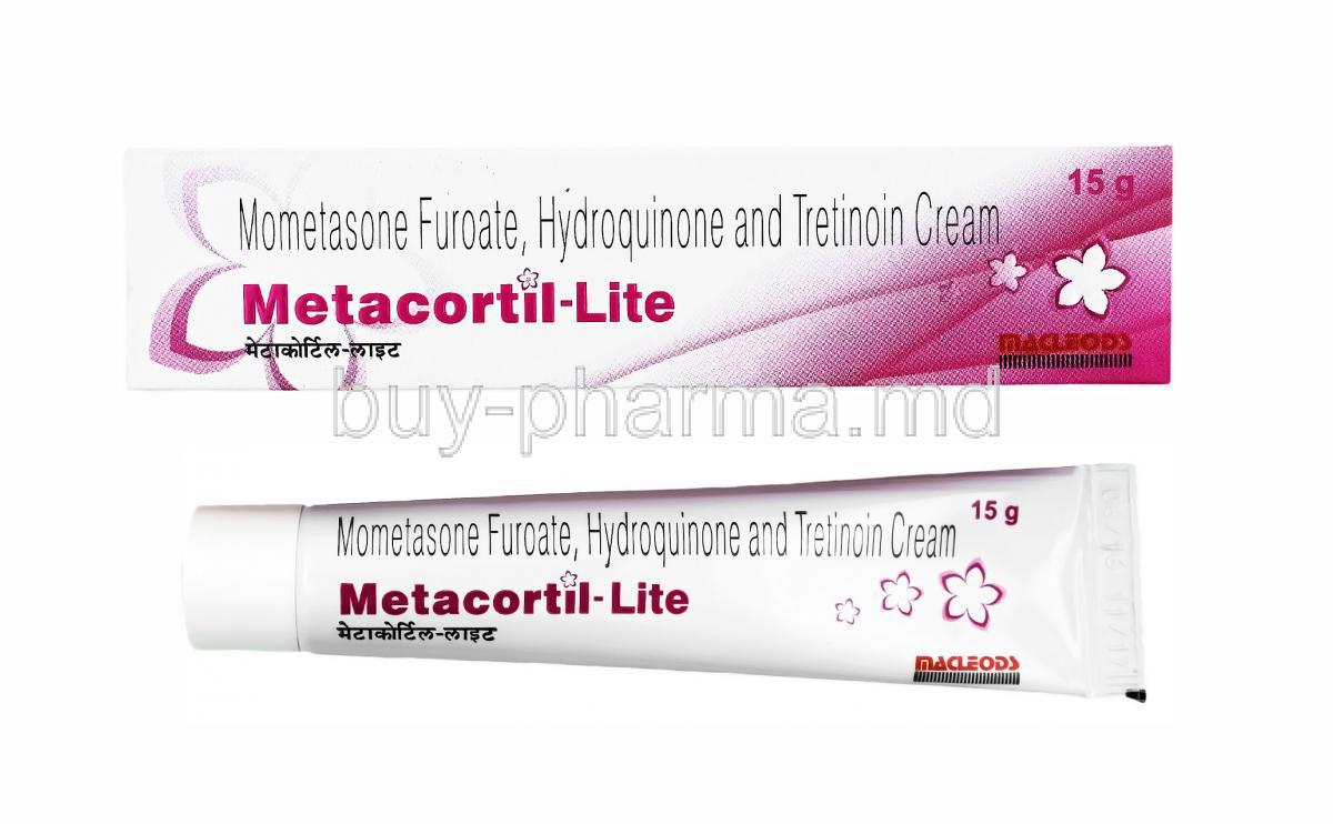 Metacortil Lite Cream, Hydroquinone, Mometasone and Tretinoin