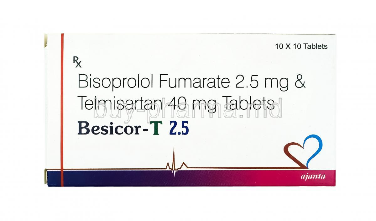 Besicor-T, Bisoprolol and, Telmisartan 2.5mg