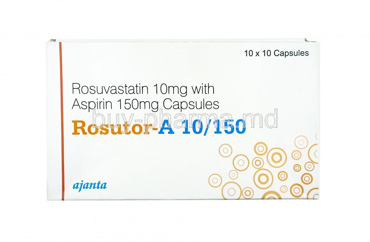 Rosutor-A, Rosuvastatin and Aspirin(ASA) 150mg