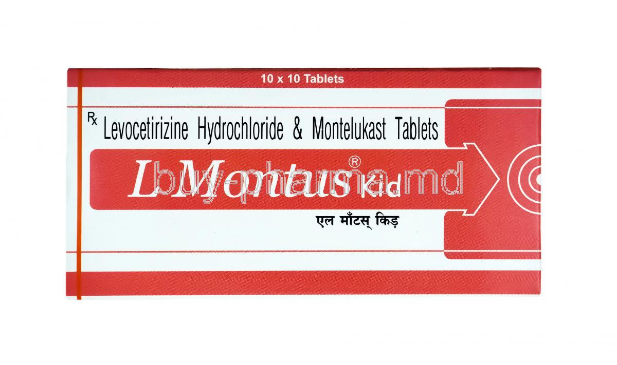 L Montus Kid, Levocetirizine and Montelukast