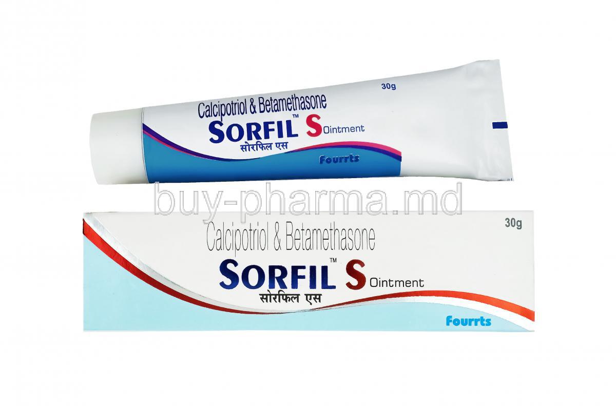 Sorfil S Ointment, Betamethasone Topical and Calcipotriol