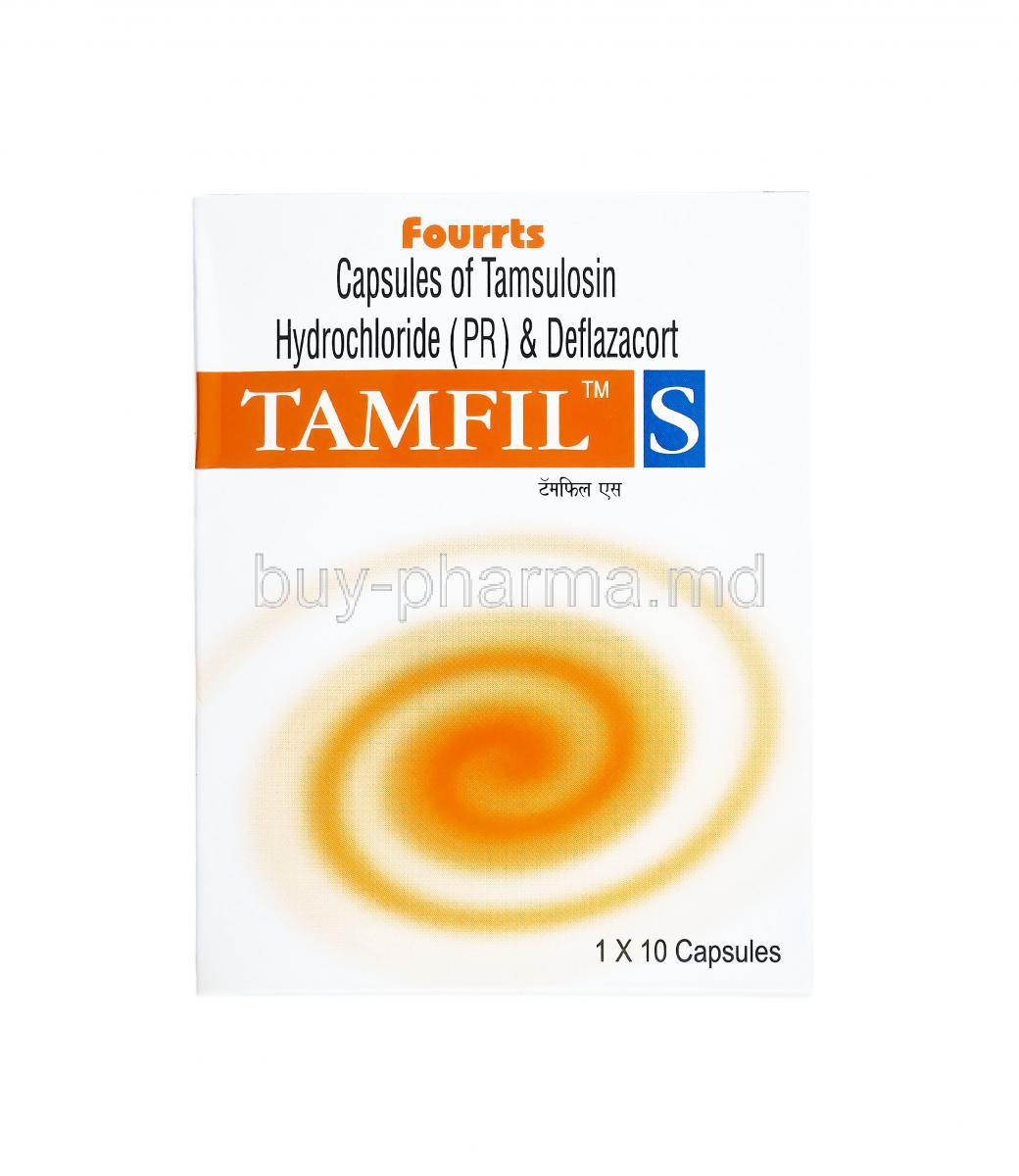 Tamfil S, Tamsulosin and Deflazacort