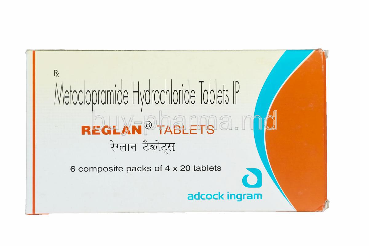 Reglan, Metoclopramide Hydrochloride 10mg Box