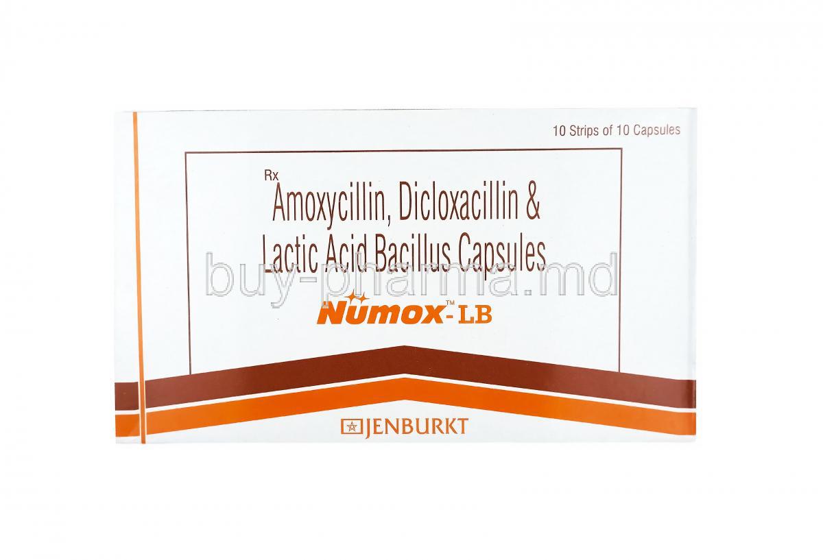 Numox LB, Amoxicillin, Cloxacillin and Lactobacillus