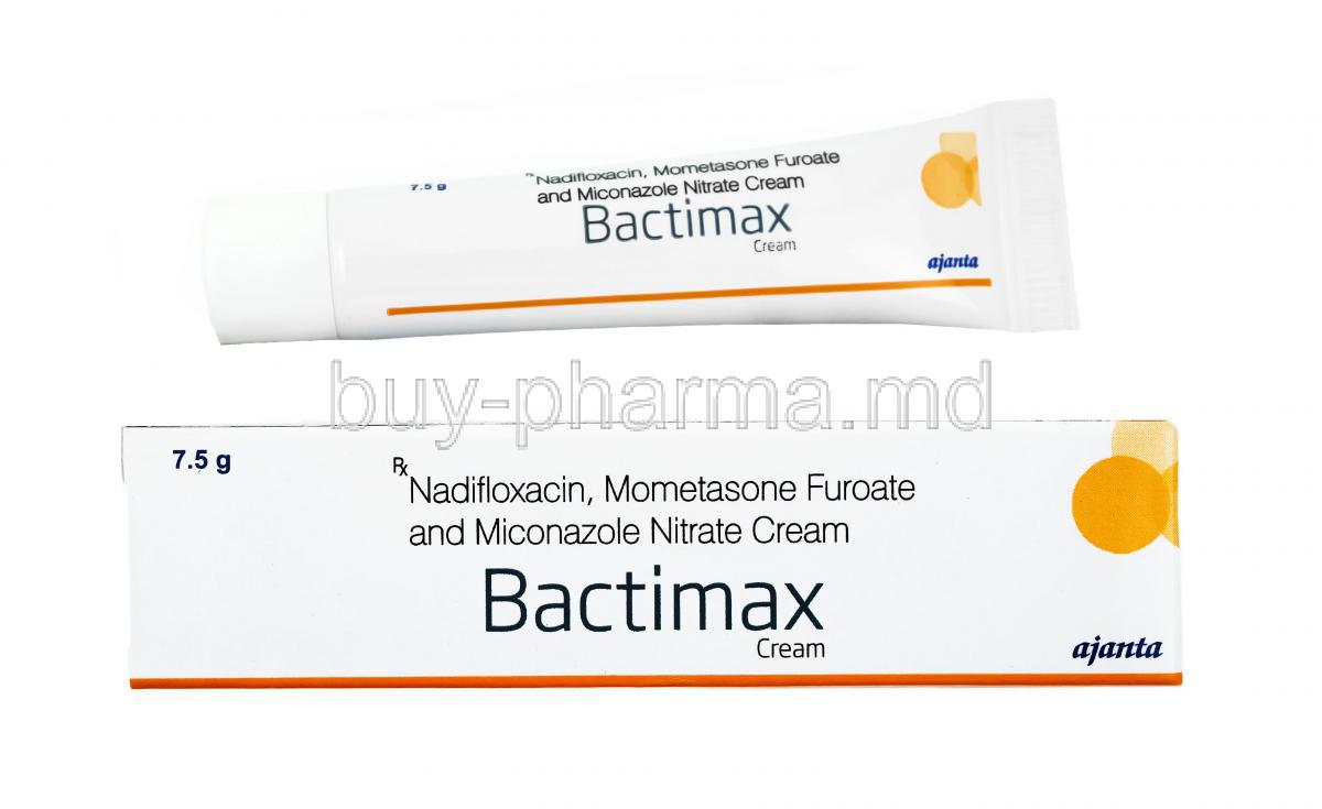 Bactimax Cream, Miconazole, Mometasone and Nadifloxacin