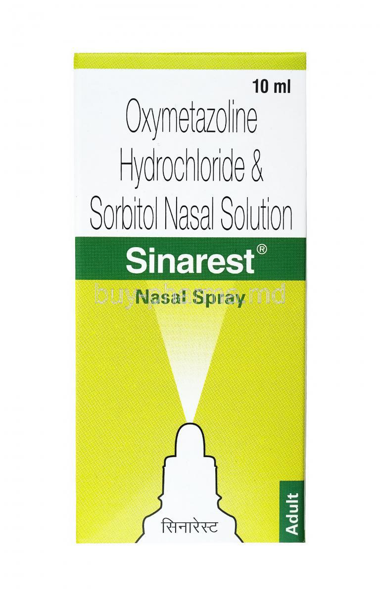 Sinarest Nasal Spray, Oxymetazoline and Sorbitol
