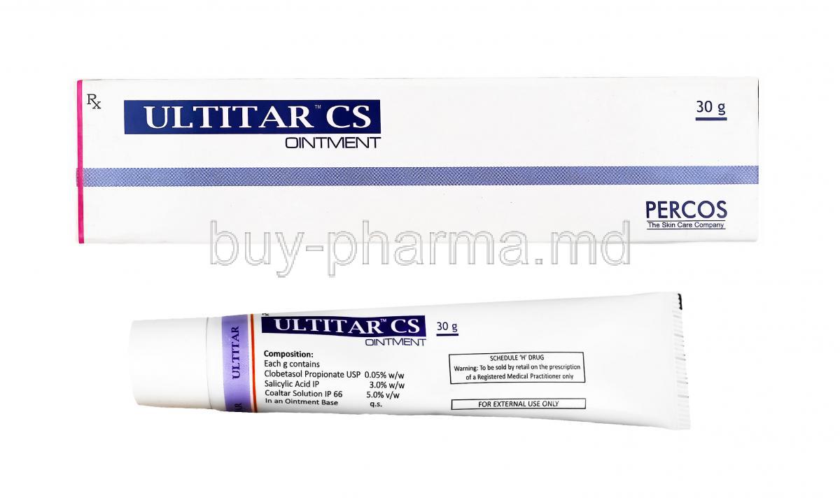 Ultitar CS Ointment, Clobetasol and Salicylic Acid