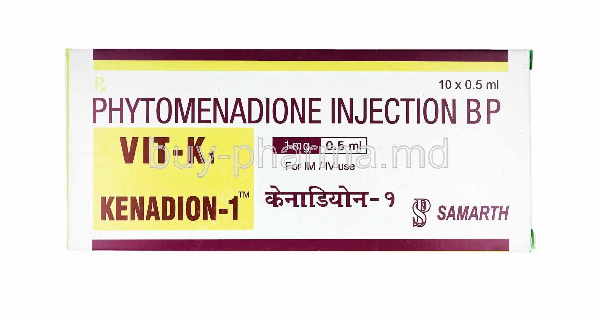 Kenadion Injection, Vitamin K 1mg