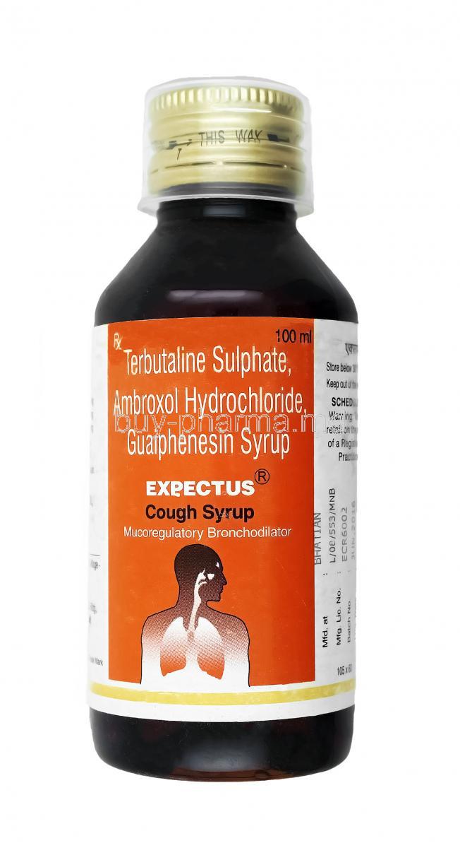 Buy Expectus Syrup, Ambroxol/ Guaifenesin/ Terbutaline ( Expectus Syrup