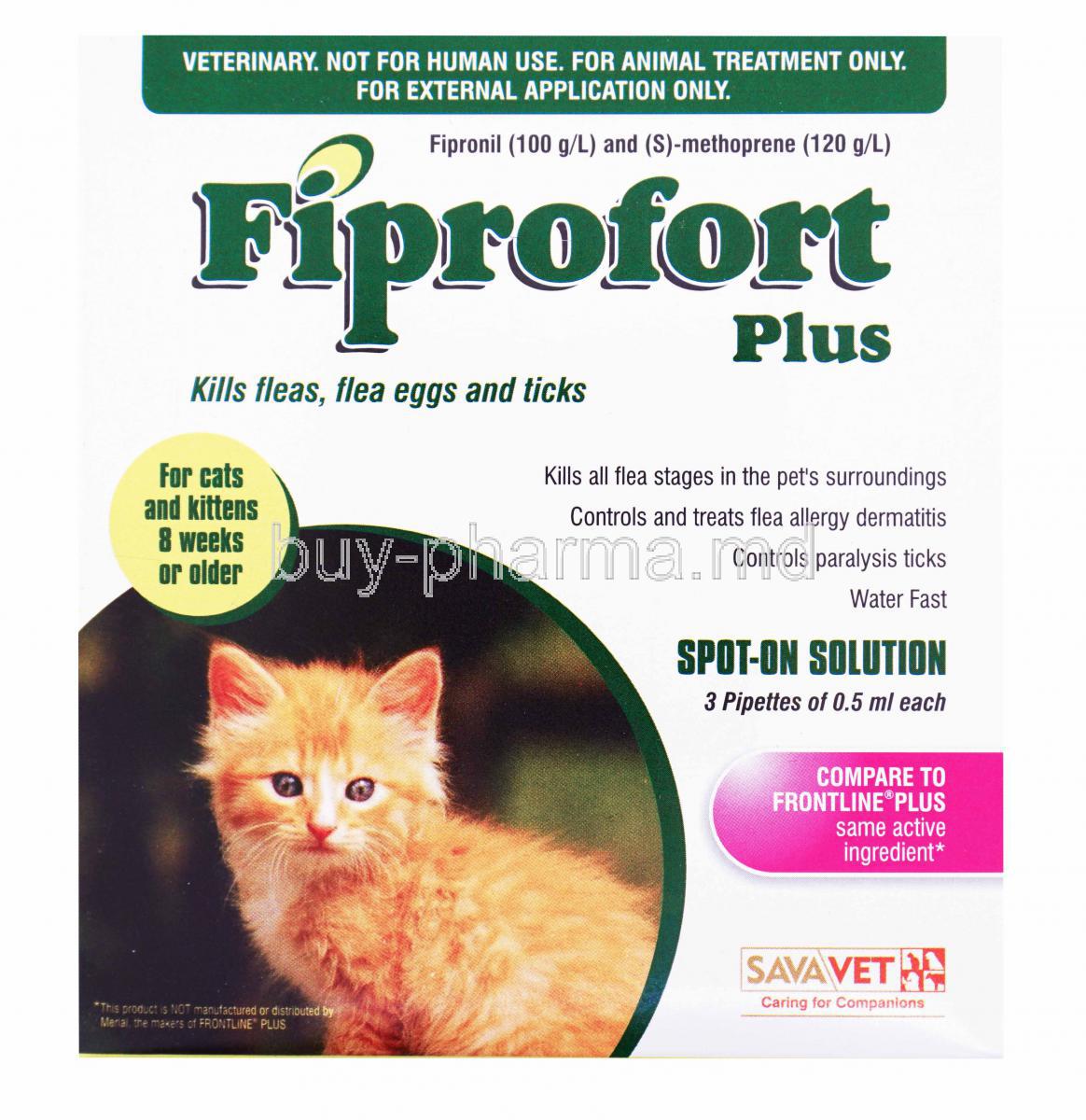 Buy Fipronil/ Smethoprene Pipette ( Generic Frontline Plus ) Online