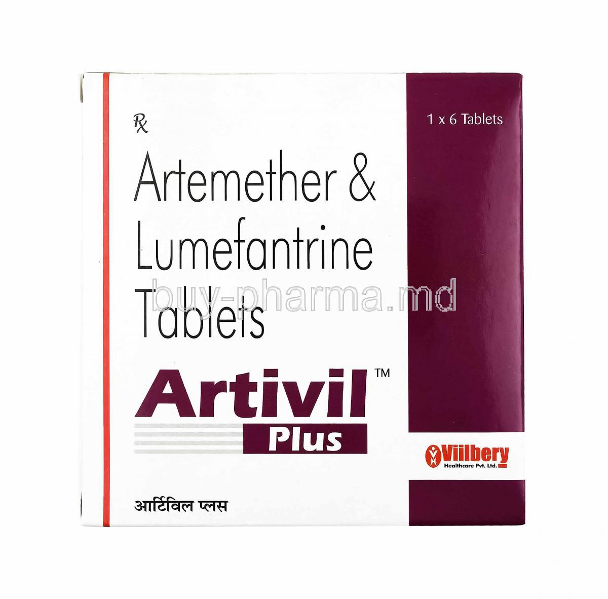 Artivil Plus, Artemether and Lumefantrine