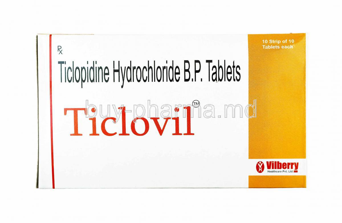 Ticlovil, Ticlopidine