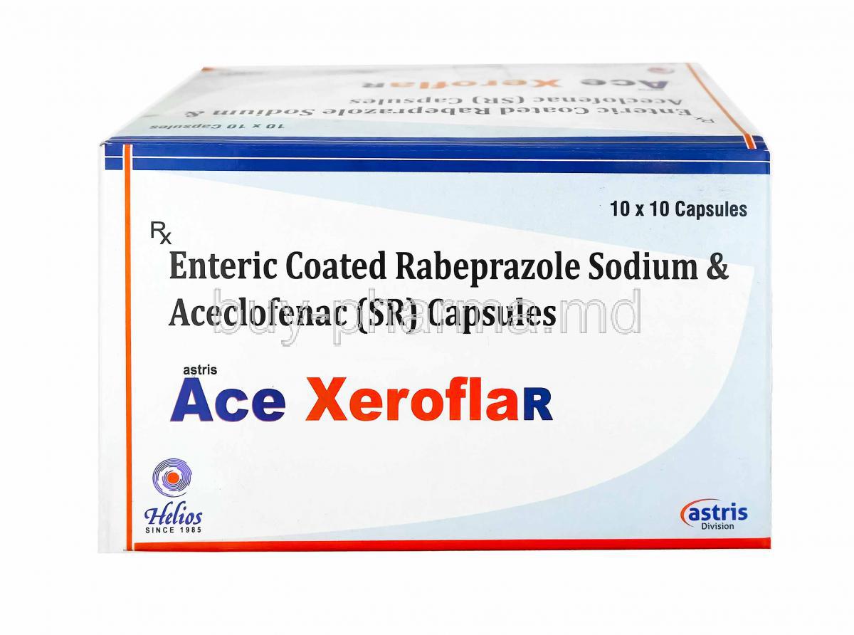 Ace Xerofla R, Aceclofenac and Rabeprazole