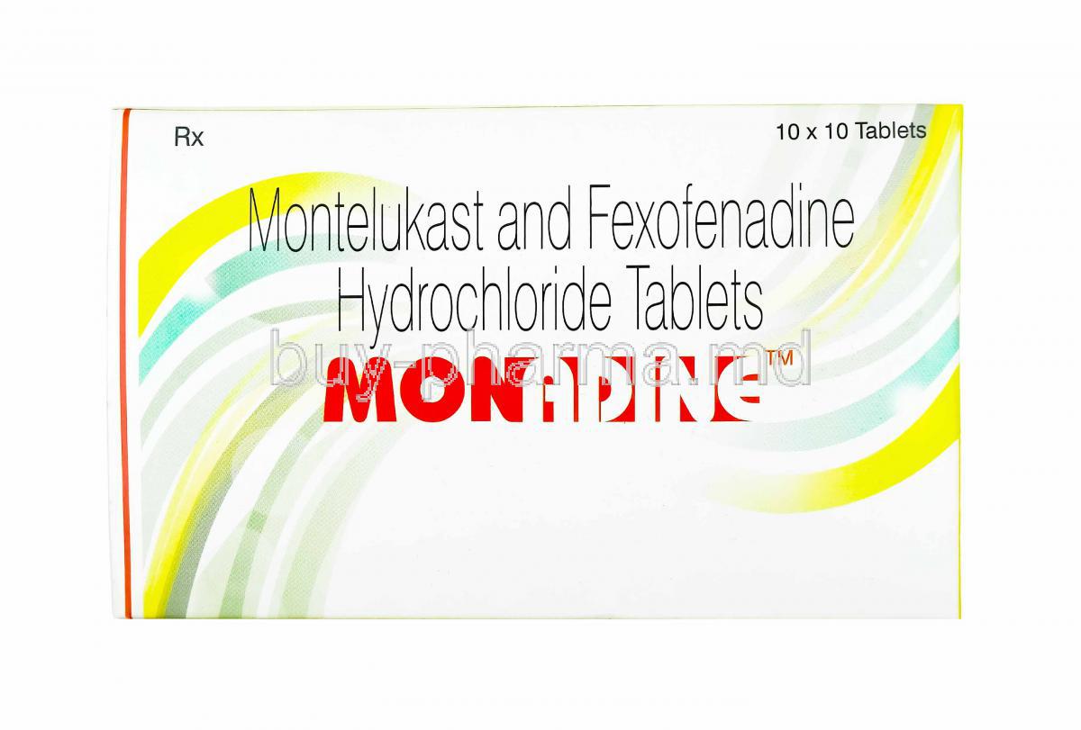 Monadine, Montelukast and Fexofenadine