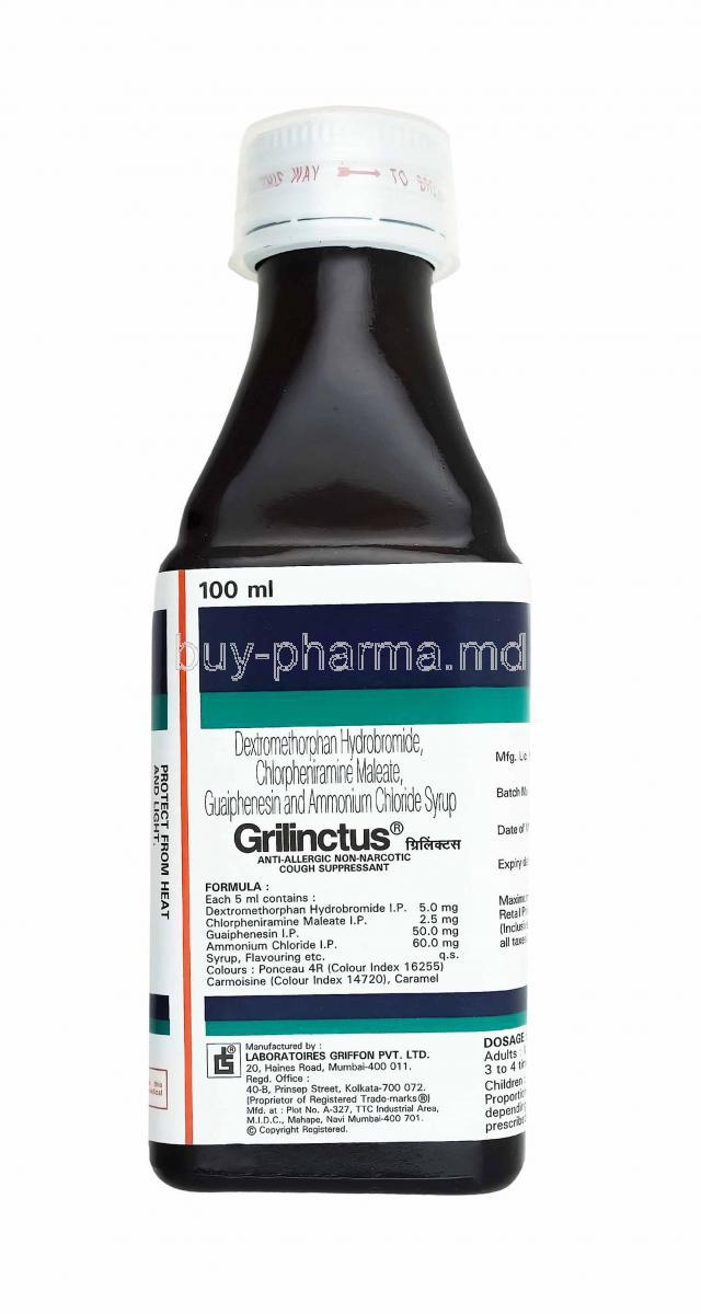 Grilinctus Syrup bottle