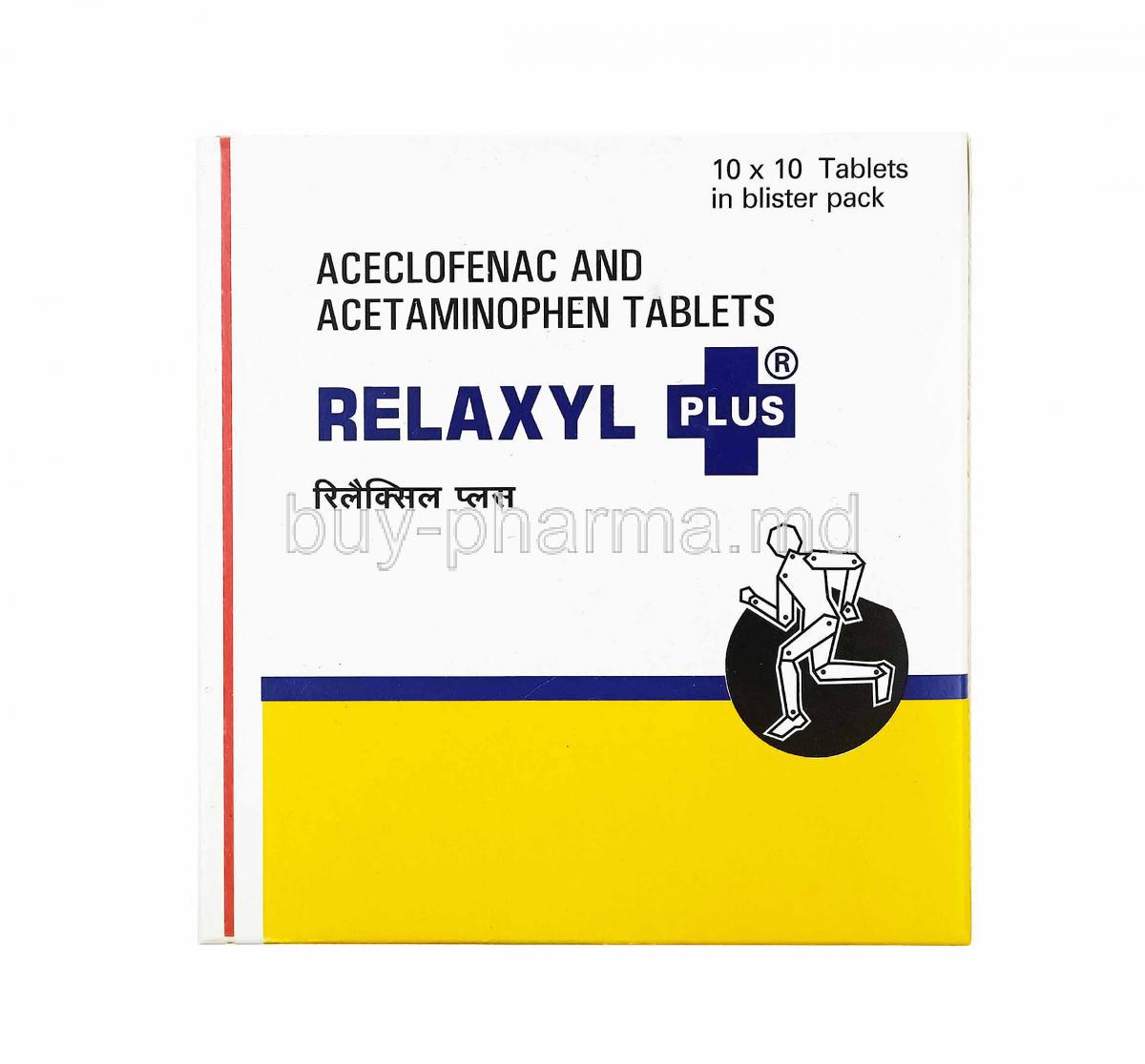Relaxyl Plus, Diclofenac and Paracetamol