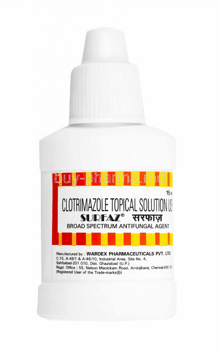 Surfaz Topical Solution, Clotrimazole