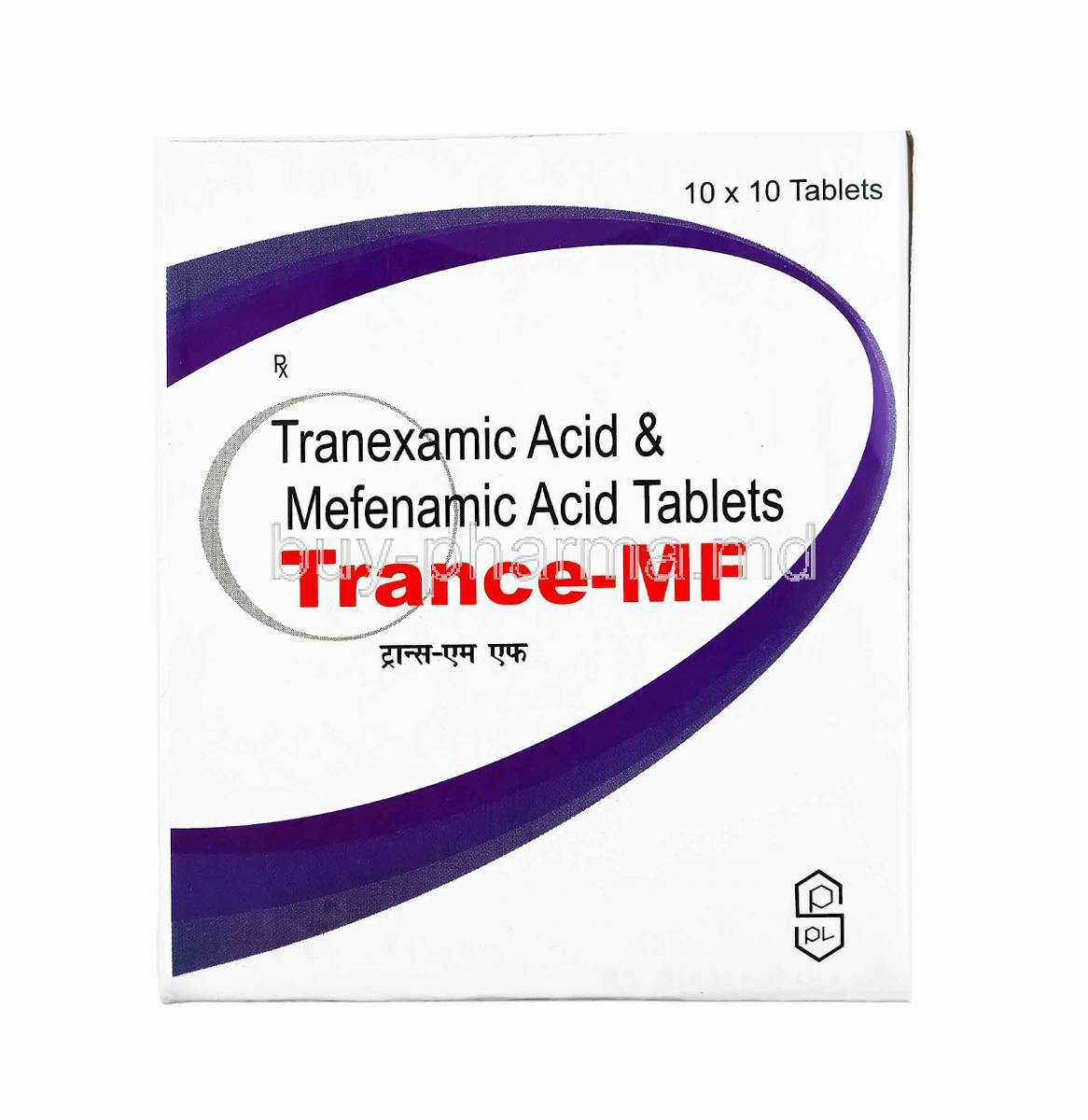 Buy Trance Mf Tranexamic Acid Mefenamic Acid Trance Mf Online Buy Pharma Md