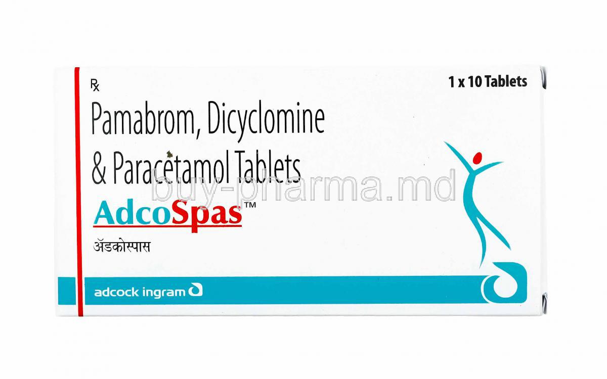 Adcospas, Paracetamol, Pamabrom and Dicyclomine