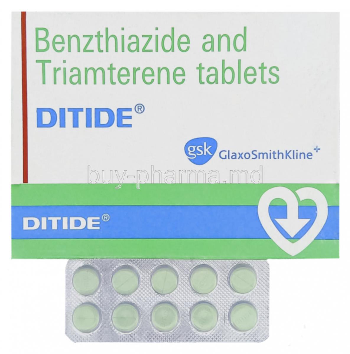 Ditide , Triamterene / Benzthiazide