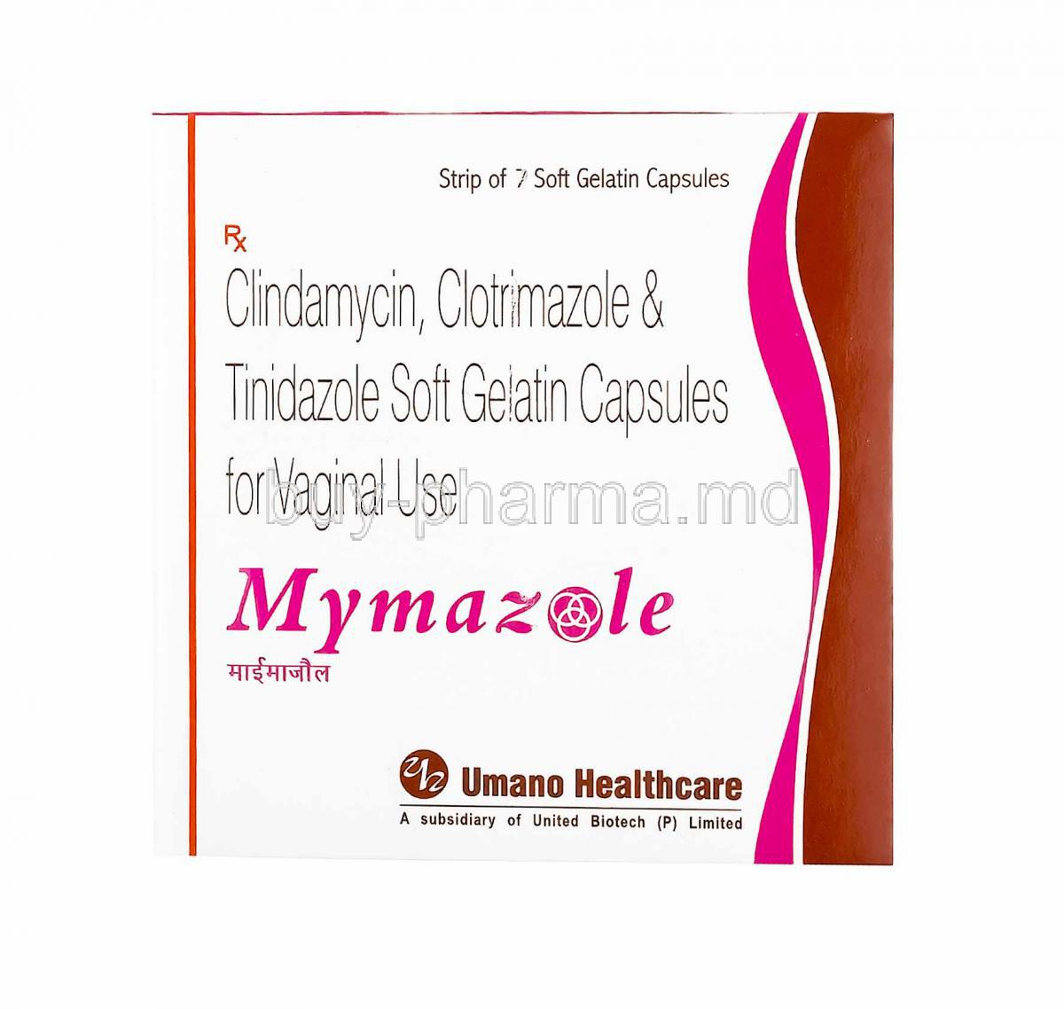 Mymazole, Clindamycin, Clotrimazole and Tinidazole