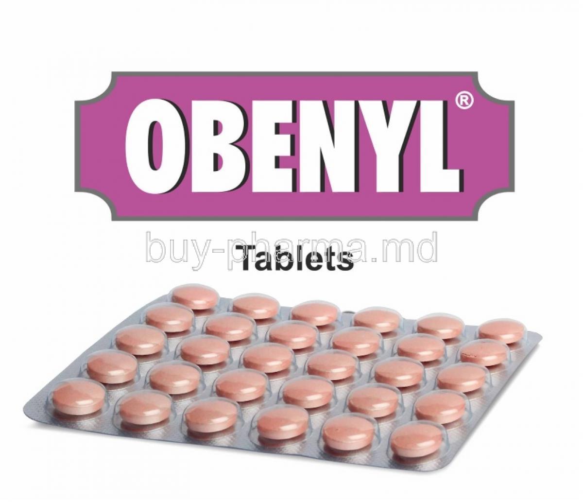 Obenyl box and tablets