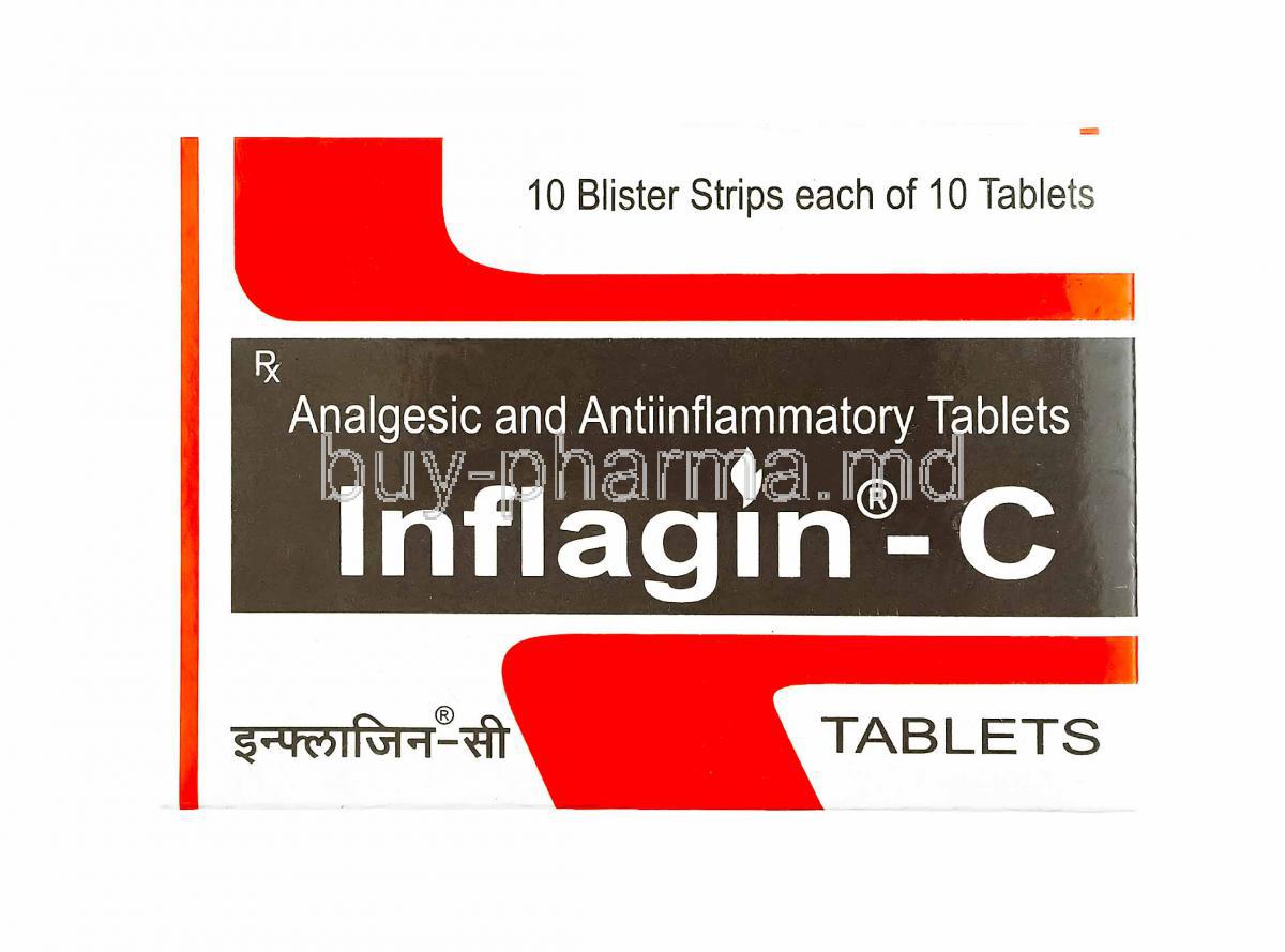 Inflagin C, Chlorzoxazone, Diclofenac and Paracetamol