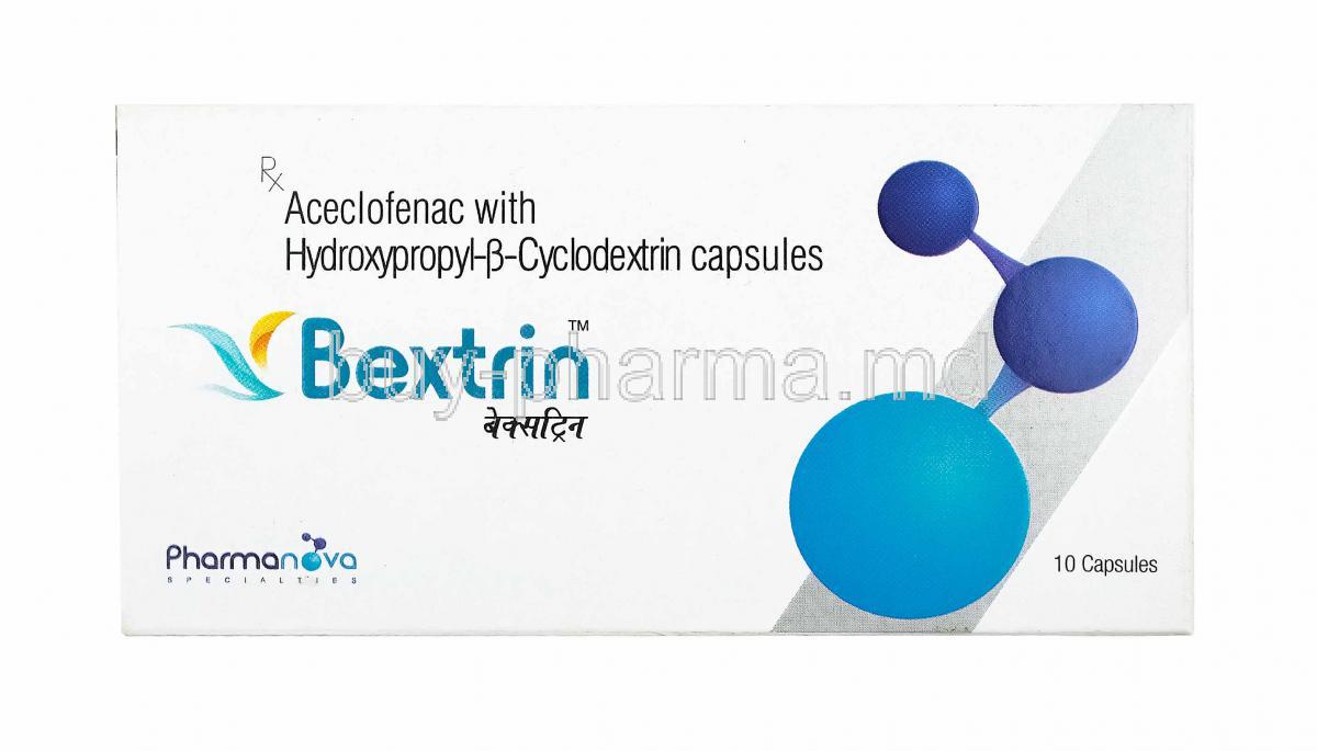 Bextrin, Aceclofenac and Beta-Cyclodextrin