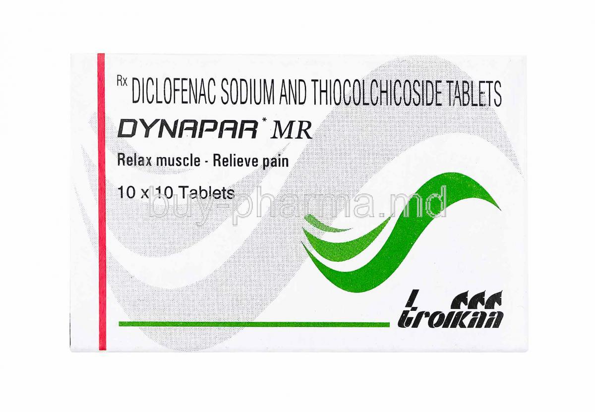 Dynapar MR, Thiocolchicoside and Diclofenac