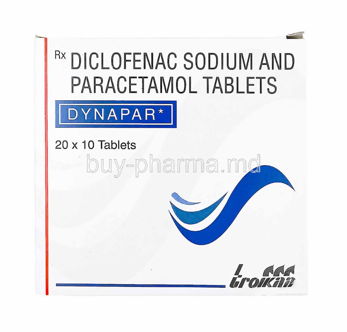 Dynapar, Diclofenac and Paracetamol