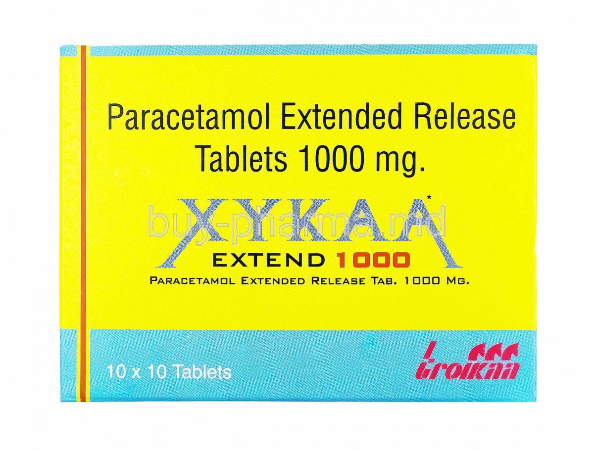 Xykaa Extend, Paracetamol 1000mg