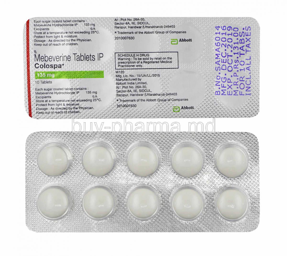 tablet colospa 200 mg