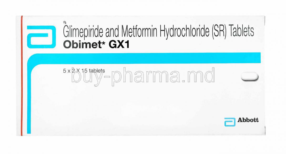 Obimet GX, Glimepiride and Metformin