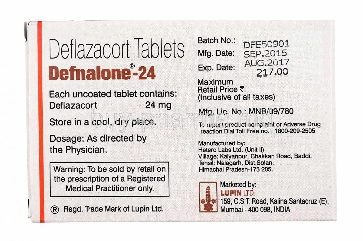 Deflazacort 30 mg para que sirve dosis