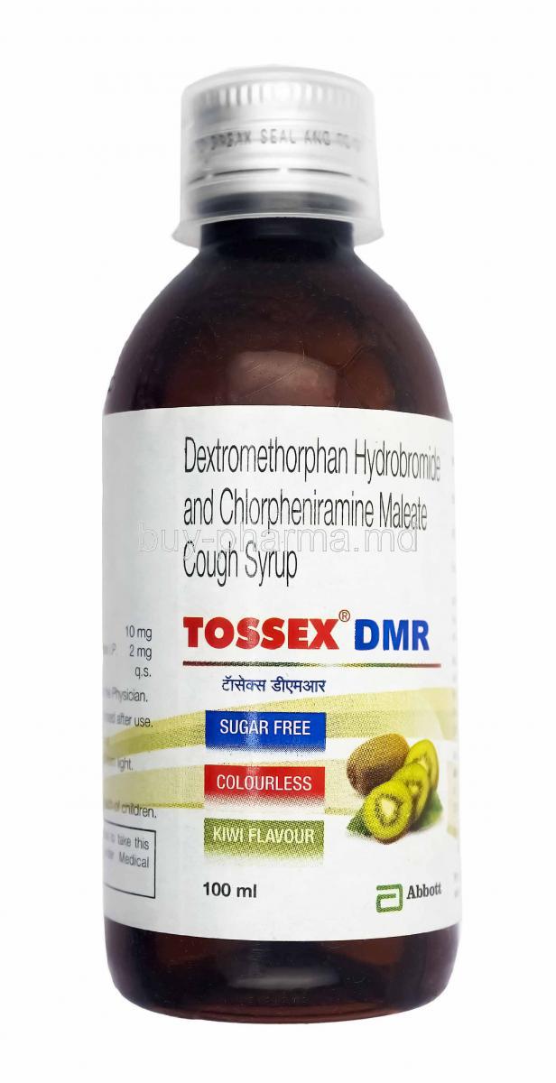 Tossex Dmr Syrup, Chlorpheniramine and Dextromethorphan