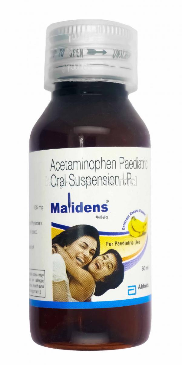 Malidens Oral Suspension, Paracetamol