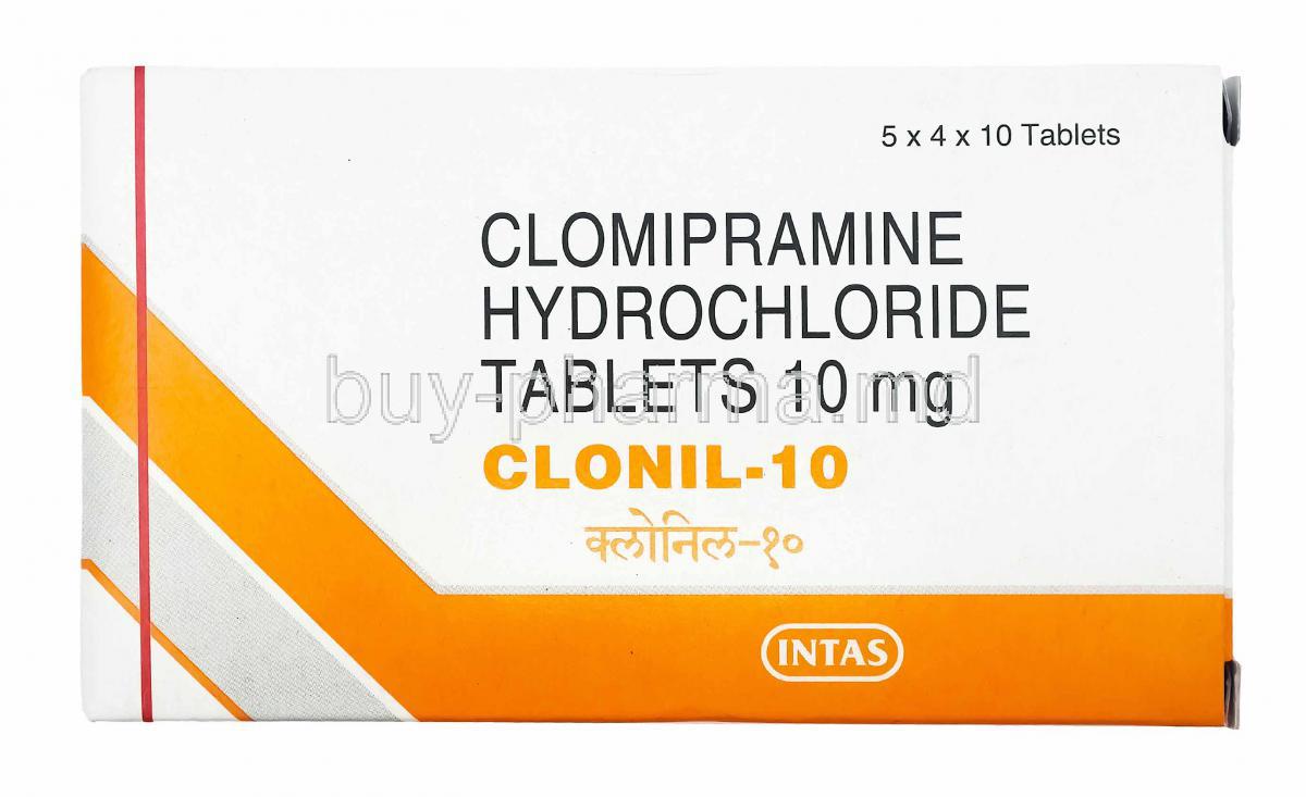 Clonil, Clomipramine 10mg