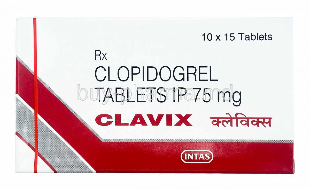 Clavix, Clopidogrel 75mg