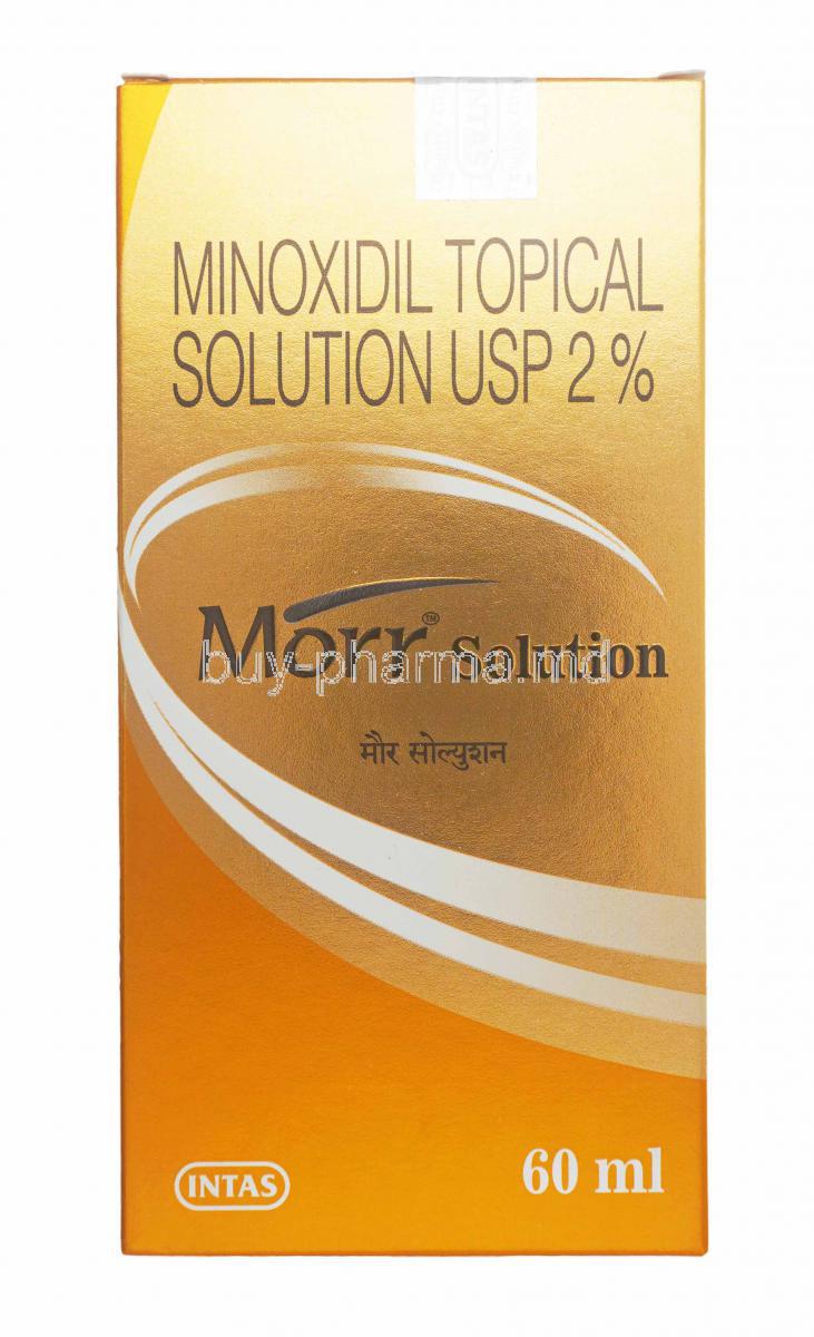 Morr Solution, Minoxidil 2% box