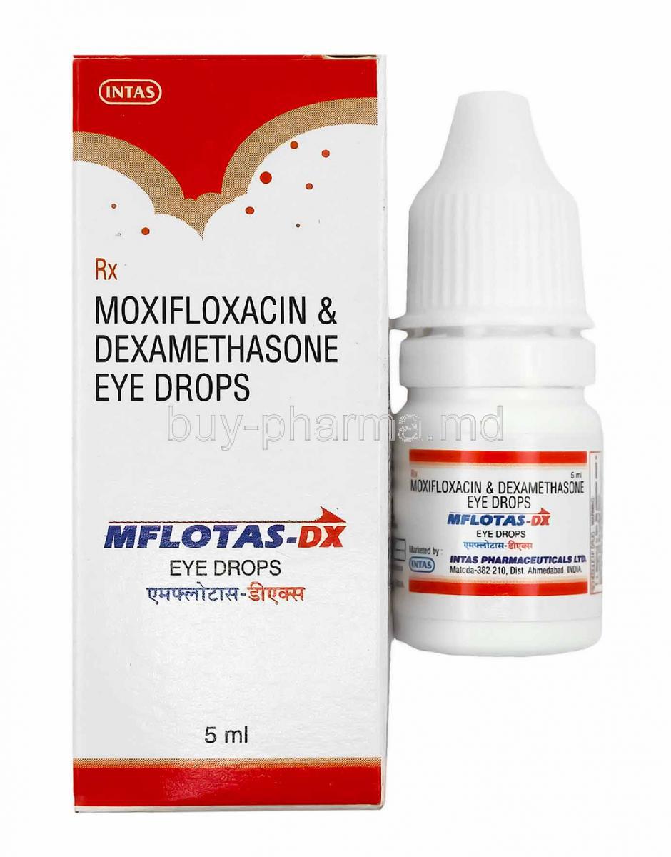 Mflotas DX Eye Drop, Moxifloxacin and Dexamethasone