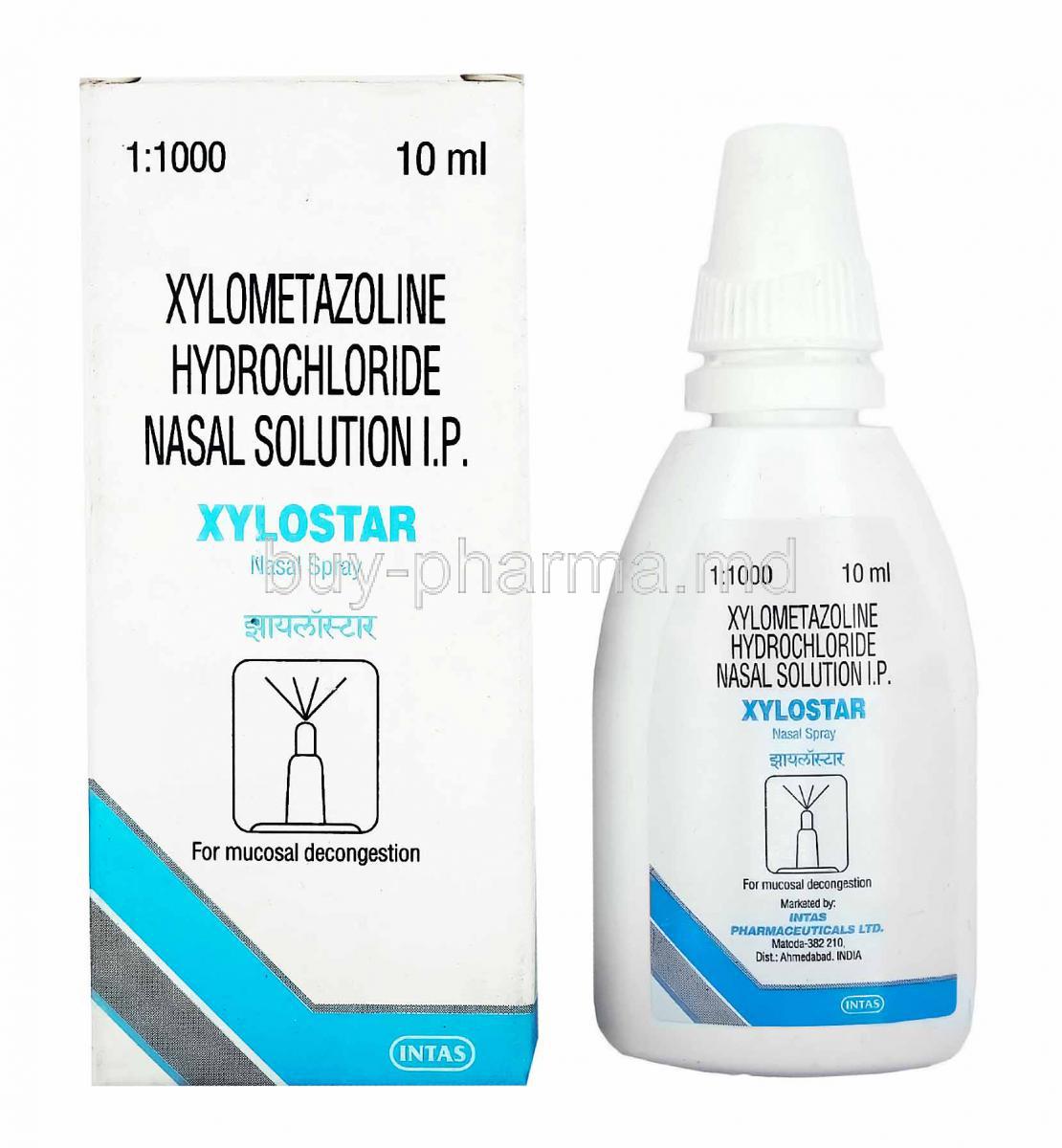 Xylostar Nasal Solution, Xylometazoline Hydrochioride
