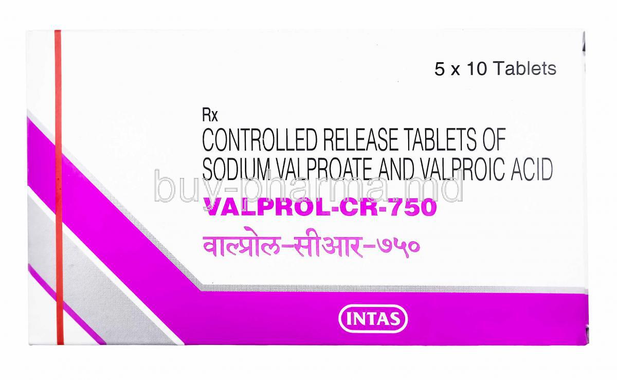 Valprol CR, Sodium Valproate and Valproic Acid