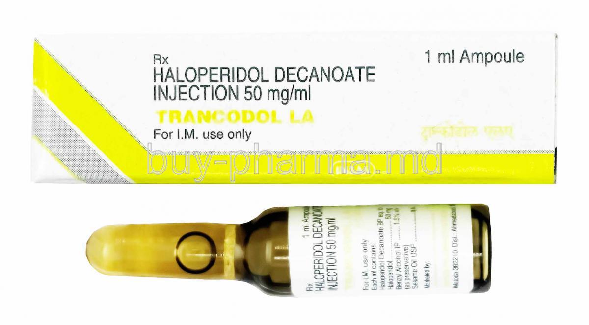 Trancodol LA injection, Haloperidol