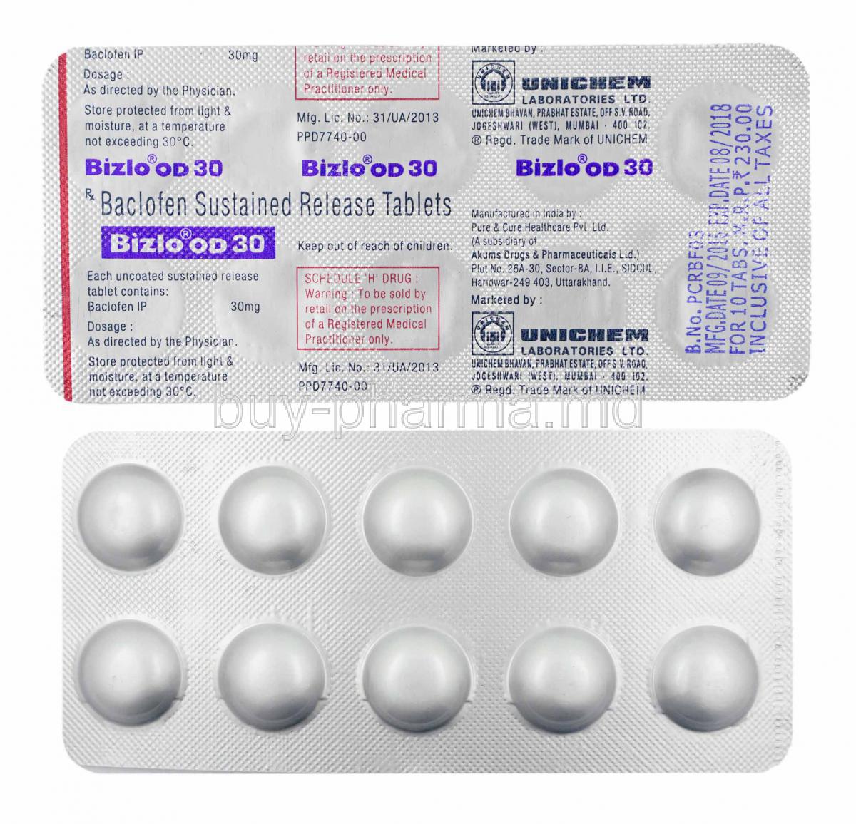 Baclofen és prostatitis