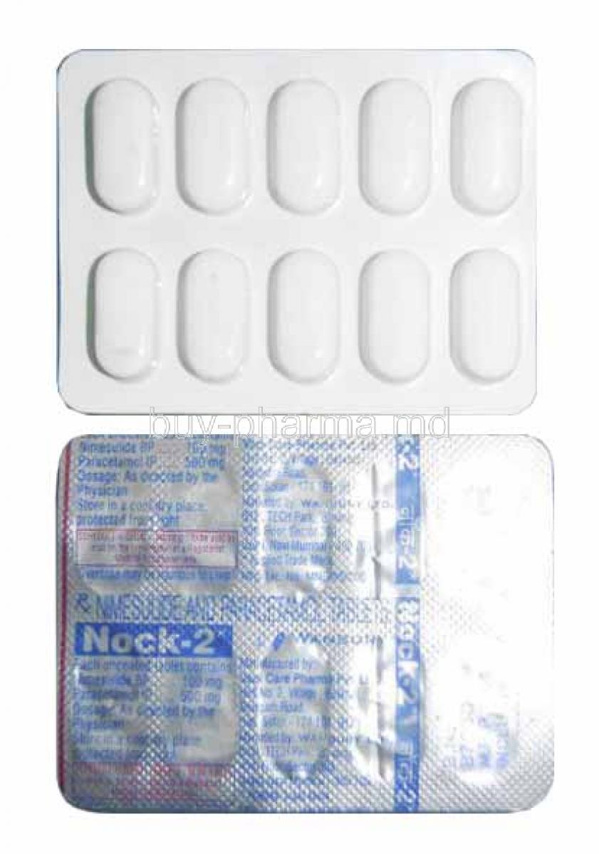 Nimesulide and Paracetamol tablets (Wanbury)